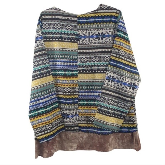 Jimmy Yoo Satin Striped Tunic Top - Picture 2 of 7